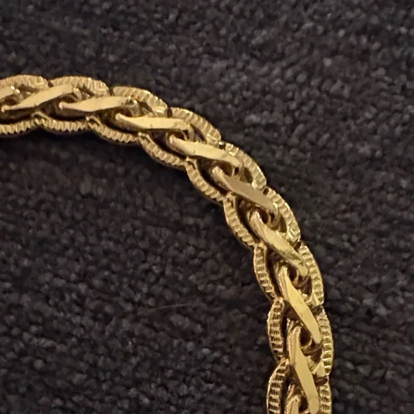 Napier Gold Braided Bracelet - Picture 3 of 5